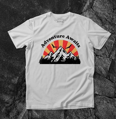 mountain t shirt design graphic design illustration mountain t shirt design t shirt t shirt design