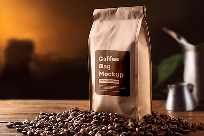 Coffee Bag Mockup espresso