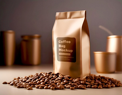 Coffee Bag Mockup espresso