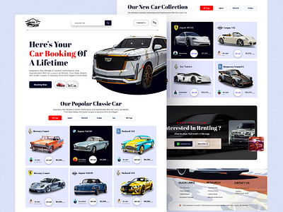 Car Rental Landing Page - Website Design Inspiration car booking service car booking website desing car rent design car rental landing page car rental website design online car bookign online car rental services rental website