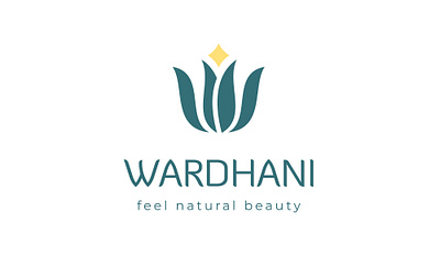 Logo Design Wardhani Cosmetic beauty branding cosmetic flower graphic design logo skincare