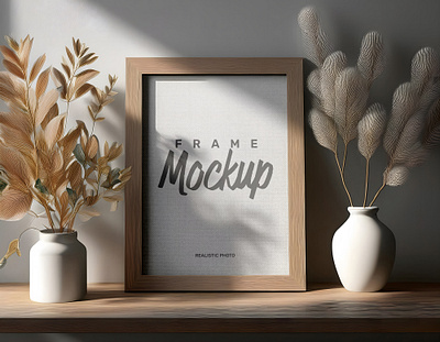 Aesthetic Frame Mockup photography