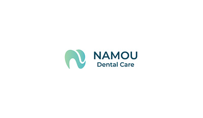 Logo Design NAMOU Dentalcare branding clinic dentalcare graphic design health logo tooth