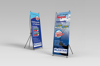 TRAVEL X-BANNER DESIGN advertise advertise design branding graphic design graphic designer kalam creation logo logo designer promotional post rollup banner rollup banner design social media post stand banner travel agency banner travel banner x banner x banner design