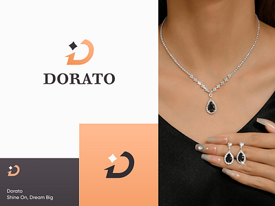 Dorato - Jewelry Logo bracelet brand identity branding diamond diamond ring dorato logo gemstone gold jewel jewellery jewelry jewelry store logo luxury necklace ring startup wedding