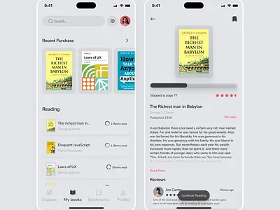 Digital book app animation branding design graphic design logo ui