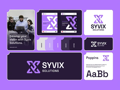 Syvix | Software Brand abstract app brand brand identity branding icon logo logo creative minimalist modern monimalist motion graphics software software brand software logo sx logo ui xs logo