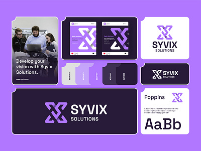 Syvix | Software Brand abstract app brand brand identity branding icon logo logo creative minimalist modern monimalist motion graphics software software brand software logo sx logo ui xs logo