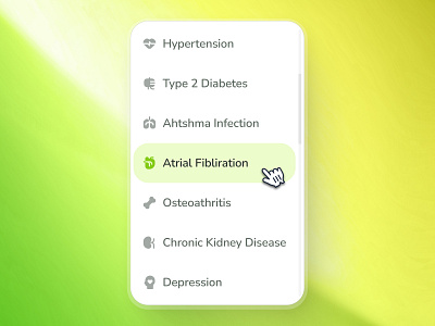 osler UI Kit: AI Telehealth App | Dropdown Input Component UIUX ai healthcare app clean drop down ui dropdown dropdown component dropdown input dropdown input ui dropdown ui gradient green input dropdown input dropdown component input dropdown ui minimal modern soft telehealth ui kit telemedicine ui kit ui dropdown virtual care app