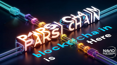 Parsi Chain 3D Rendered Visuals - 8k 3d branding graphic design