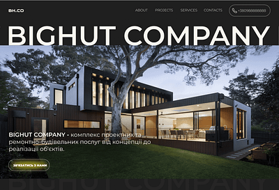 BH.Co - architectural bureau | web-site corporate website figma landing page promo website ui design uiux web design web site