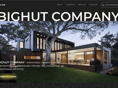 BH.Co - architectural bureau | web-site corporate website figma landing page promo website ui design uiux web design web site
