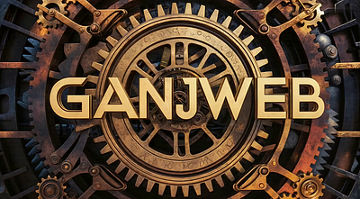 Ganjweb Animated Splash Loop Concept - 8k 3d animation branding graphic design logo motion graphics