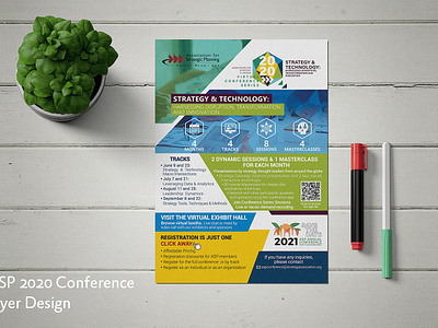 SPP Virtual Conference - Flyer Design behance blue branding coffee colors design flyer flyer design glasses graphic design gray green illustration logo mockup mug pen planet white yellow