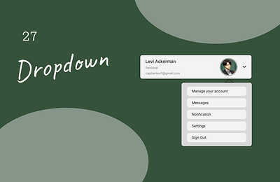 Dropdown #27 ui