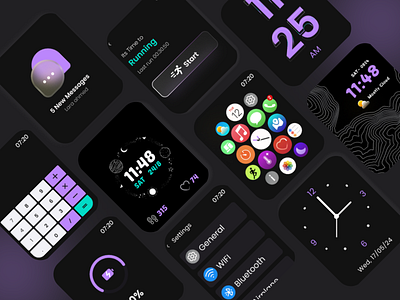 Smart Watch applewatch creativedesign designconcept designfeedback designforusers designinspiration figma smartwatch smartwatchdesign ui userexperience ux wearabledesign wearabletech