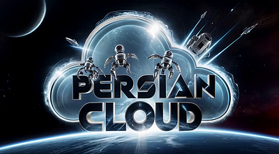 Persian Cloud 3D Futuristic Animated - 8k 3d animation branding graphic design logo motion graphics