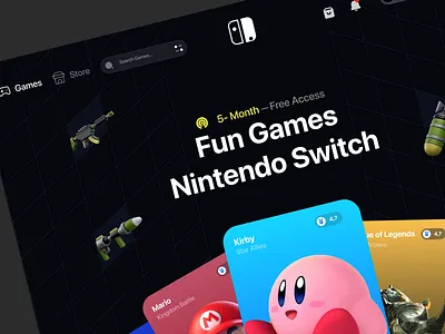 Game Store UI Design figma gamestore ui