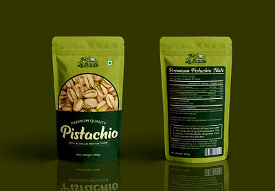 Pistachio Nuts Pouch Packaging Design nuts package design nuts packet design package design packaging packaging design pistachio pouch design pouch design pouch packaging design product design product label