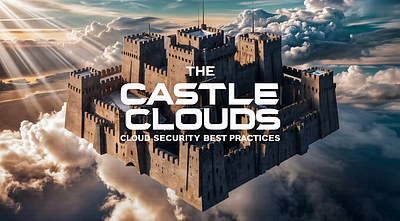 The Castle Clouds - Cloud Security Concept animated - 8k 3d animation branding graphic design logo motion graphics