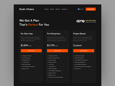 Pricing Plan darkmode design studio pricing pricing plan studiodesign ui ui design website webui