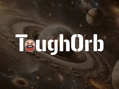 ToughOrb angry man brand logo branding design grafiko labs graphic design illustration illustrative logo logo logo design man illustration man logo man silhouette man silhouette logo minimal logo simple logo vector logo