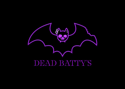 DEAD BATTY'S V2 adobe illustrator adobe photoshop graphic design neon design