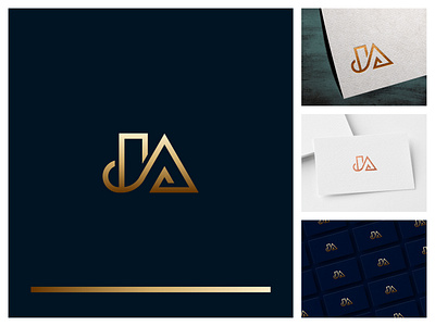 JA Letter Mark Logo brand logo branding business logo company logo creative logo ja logo letter logo letter mark logo logo design logo designer luxurious logo luxury logo professional logo typography logo urgent logo