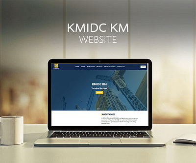 KMIDC KM Technical services Website design graphic design illustration image laptop logo logo design mobile mockup photos service slides technical web web banner web design website website design