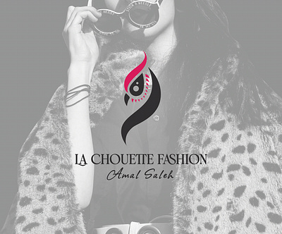 La Chouette Fashion Logo black branding colors design fashion fashion design graphic design gray illustration logo logo design manican mockup ticket woman