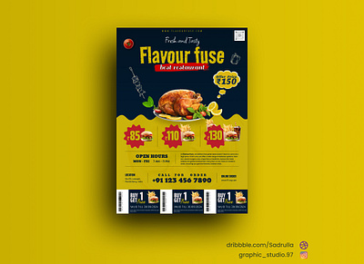 Food Pamphlet Design | Figma branding graphic design ui