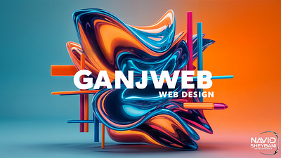 3D Splash For Ganjweb Web Design Content - 8k 3d branding graphic design logo motion graphics