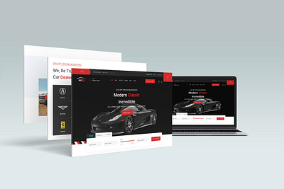 Car-dealer-rental-website-Template app design figma graphic design landing page ui ux website