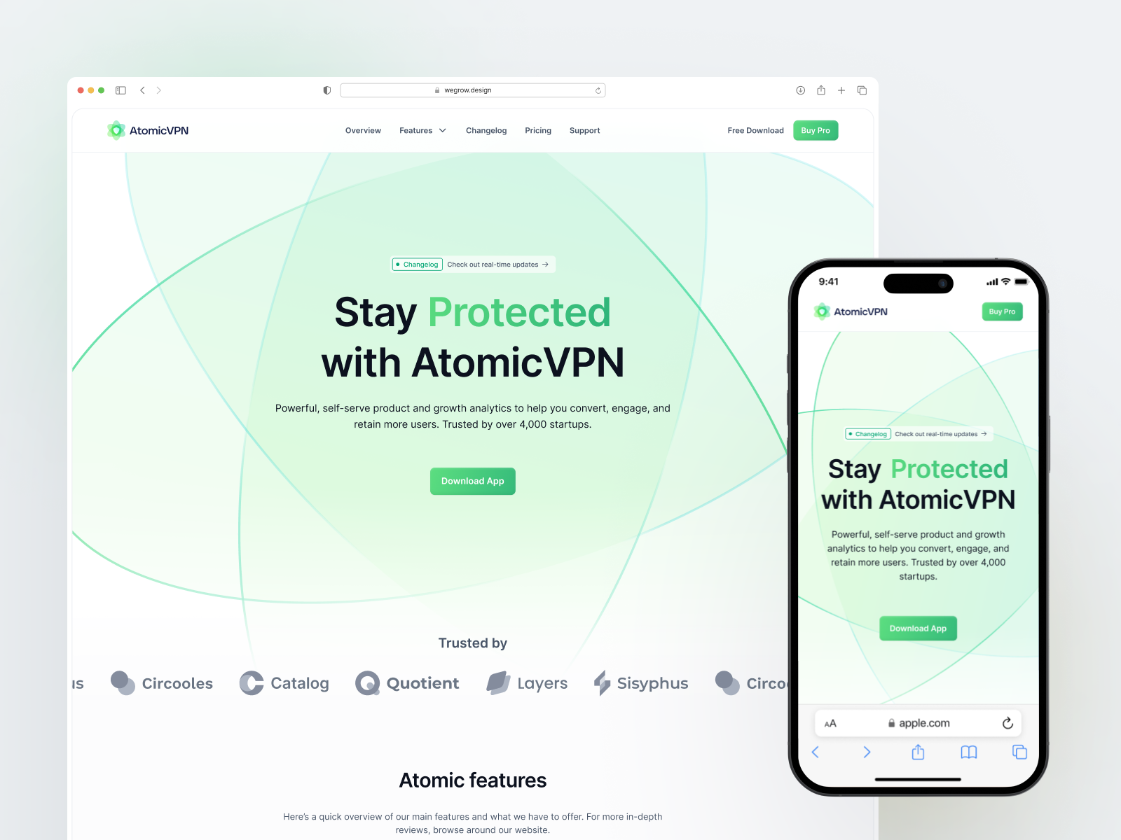 Example of Landing Page Design