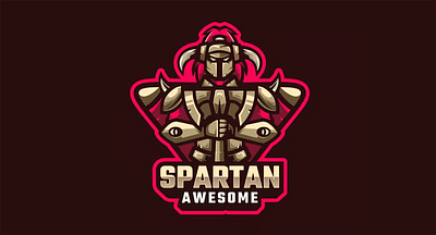 Spartan Logo branding graphic design illustration logo sparta vector