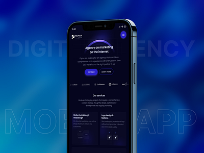 Mobile App Design agency app agency landing page agency website app app design digital agency web design landing page mobile app mobile app design website website design