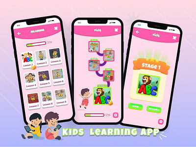 Kids Learning Mobile app appforkids childfriendlyui childrenlearning colorfului edtech edtechdesign educationalapp funlearning gamebasedlearning interactivelearning kidsappdesign kidsui kidsux learningapp learningthroughplay mobileappdesign playfuldesign