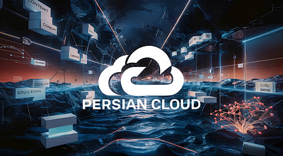 Persian Cloud Animated logo Concept - 8k 3d animation branding graphic design logo motion graphics