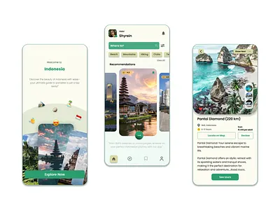 Travel App Makeover: "Discover Indonesia" beepsuperchallenge. design designchallenge design ui uiux