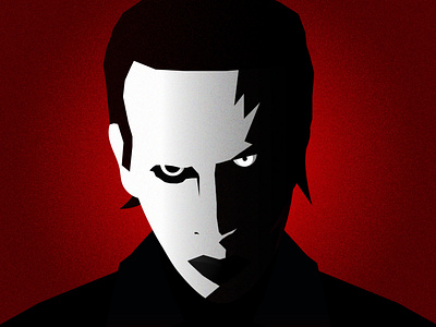 Marylin Manson creative design designer graphic design illustrator manson marylin marylin manson music people portrait