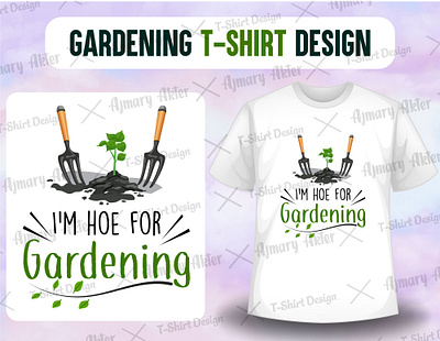 Gardening T-shirt Design garden tshirt designs