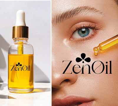 ZenOil Cosmetic Brand Logo Design beauty logo brand design brand logo branding company logo cosmetic oil brand cosmetic oil logo cosmetics creative logo customlogo design graphic design illustration logo logomark logotype minimal logo oil brand identity logo oil brand logo oil brand logo design