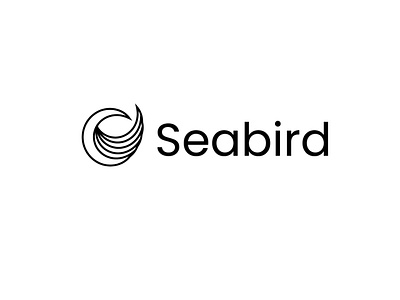 Seabird logo design bird branding design logo ocean print sea seabird water