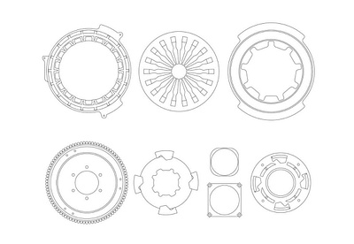 Exploded View 2d illustration adobe illustrator design exploded view graphic design mechanical illustration mechanics outline outline illustration vector vector illustration