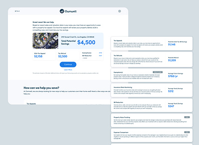 Sign up flow with a 48% conversion rate conversion flow design product savings estimate sign up flow ui