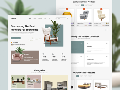 Interior furniture store design commerce ecommerce figma furniture furniture store interior design ui uiux ux