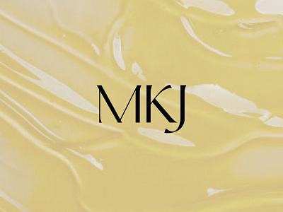 MKJ - Skin Care Brand Identity brand branding design graphic design identity logo logo design luxury luxury skin care pakaging skin care typography word mark word mark logo