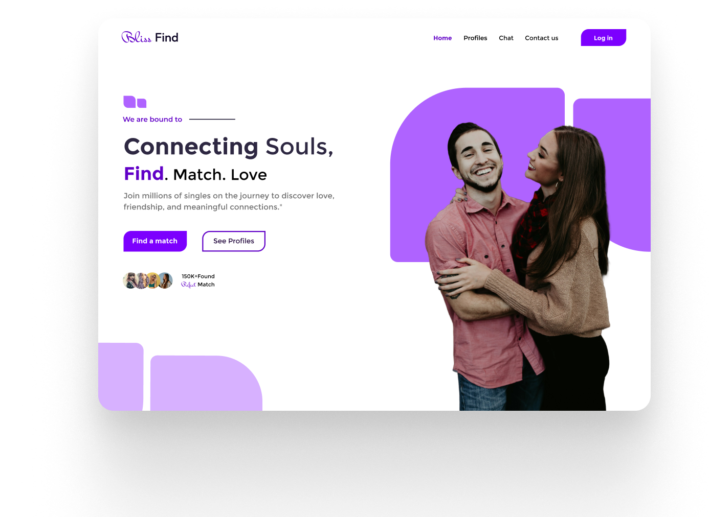 BLESS FIND -WEBSITE DESIGN design logo ui ux websie