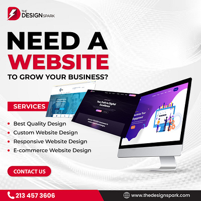 🌟 Need a Website to Grow Your Business? 🌟 apparel branding design energy graphic design illustration logo merch ui vector website design website development