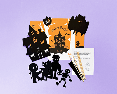 Halloween Shadow Theater Kit – Product and Packaging Design spooky design